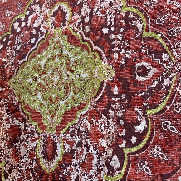 Terra & Sky Women's size 1X rust/Orange colorway Graphic Short Sleeve T-Shirt - Picture 6 of 8